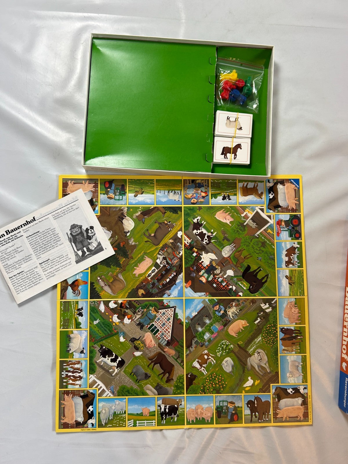 Mein Bauernhof Spiel Vintage Ravensburger 1984 Tiere  Vollständig - Ansicht 7