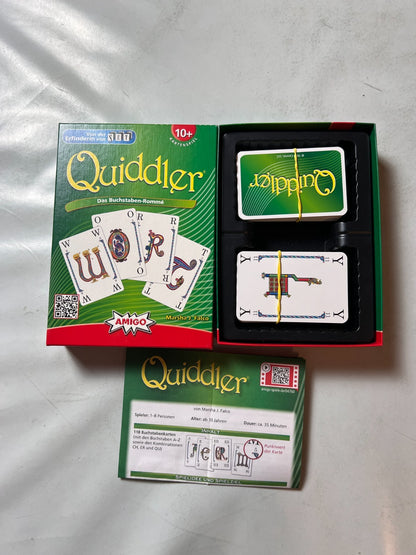 Quiddler Kartenspiel  Amigo 1998  Vollständig - Ansicht 2