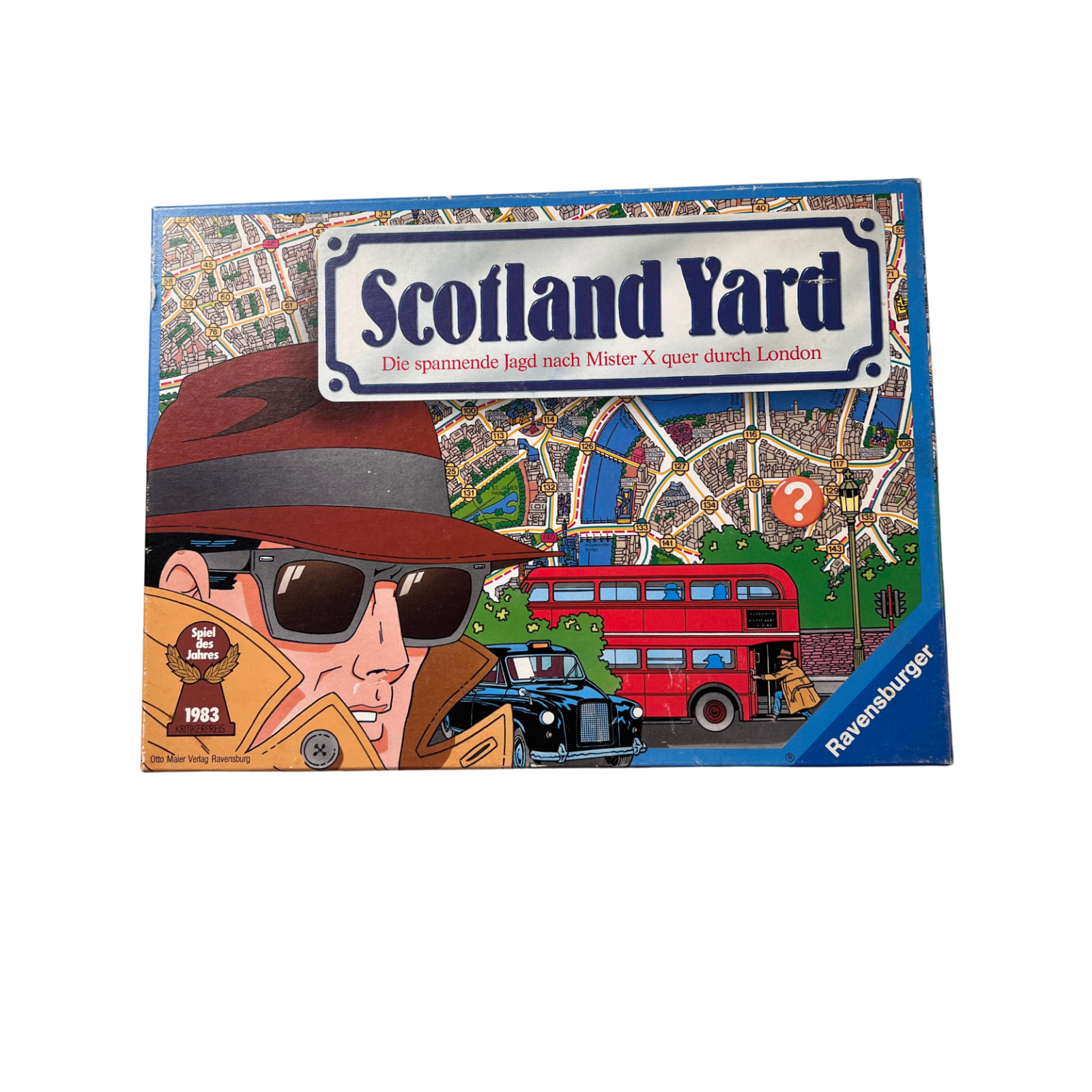 Scotland Yard  Brettspiel Ravensburger Spiel des Jahres 83 Retro  Vollständig - Ansicht 1