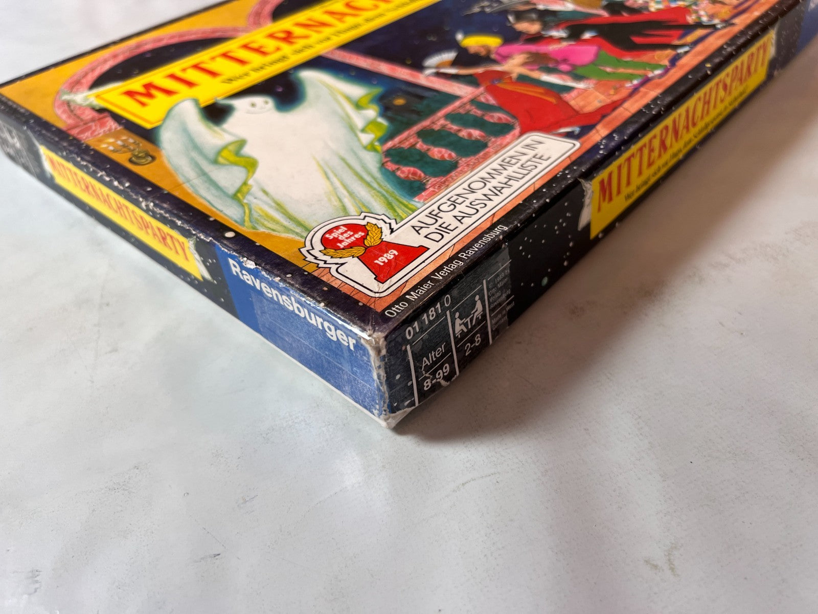 Gesellschaftsspiel  Mitternachtsparty  Ravensburger 1989  Vollständig - Ansicht 9