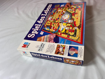 Spiel des Lebens MB 1984 Spiel blaue Ausgabe Brettspiel 2 Fahnen Vollständig - Ansicht 10