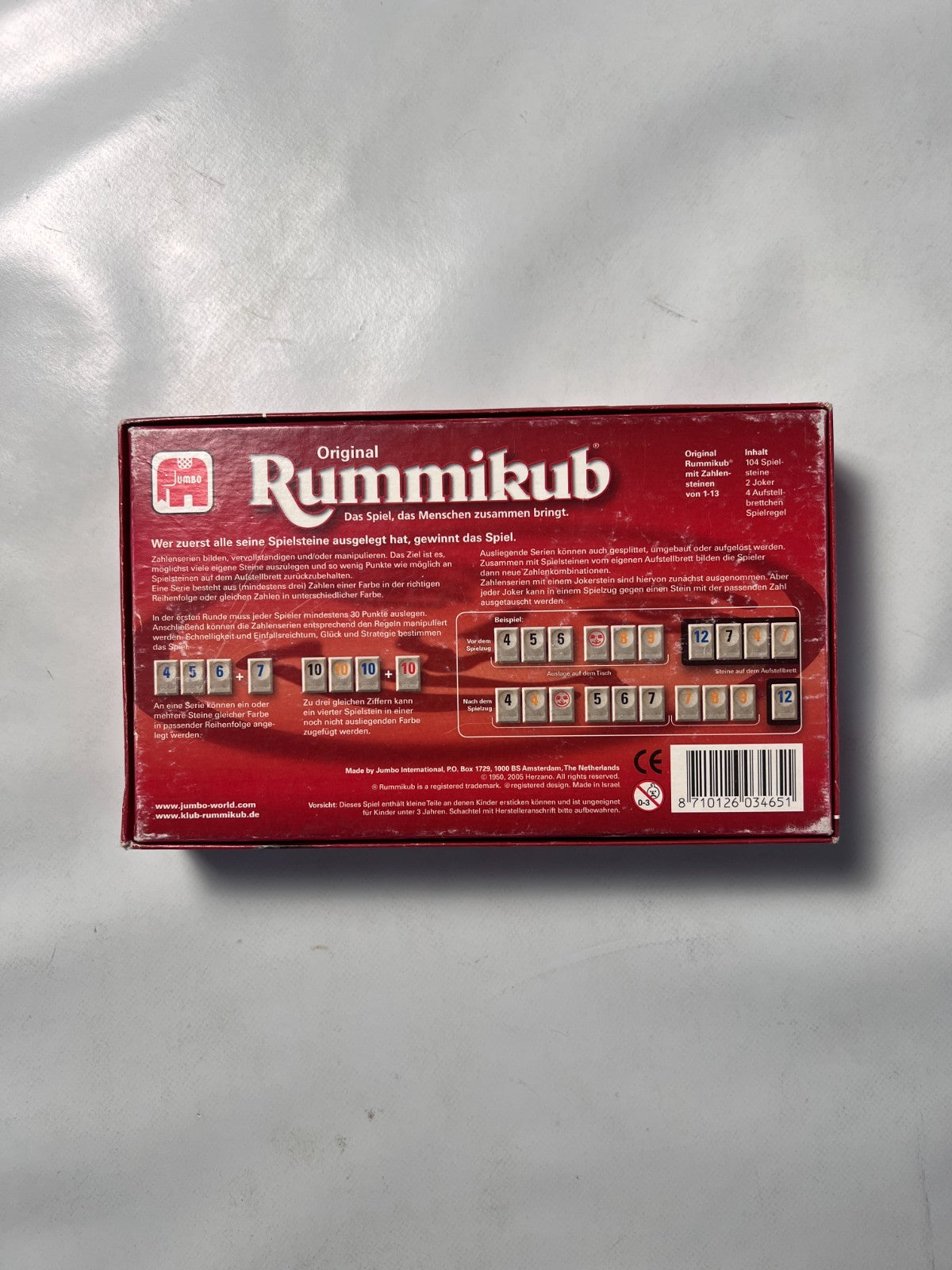 Jumbo 3465 Rummikub  Kleine Ausgabe  Vollständig - Ansicht 8