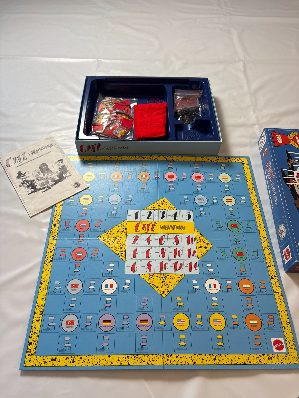 Café International - Brettspiel von Mattel - Vollständig - Ansicht 10