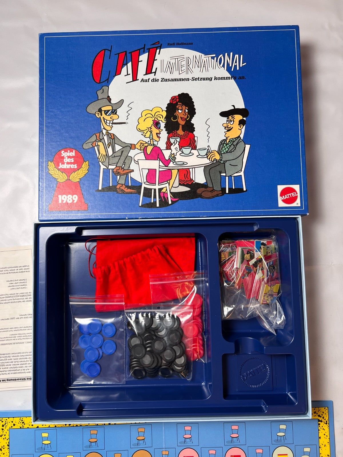 Café International - Brettspiel von Mattel - Vollständig - Ansicht 3