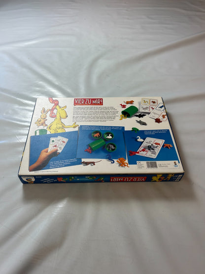 Vier Zu Mir! Brettspiel 90er Kinderspiel ASS 1996 Tierfiguren - Vollständig - Ansicht 11