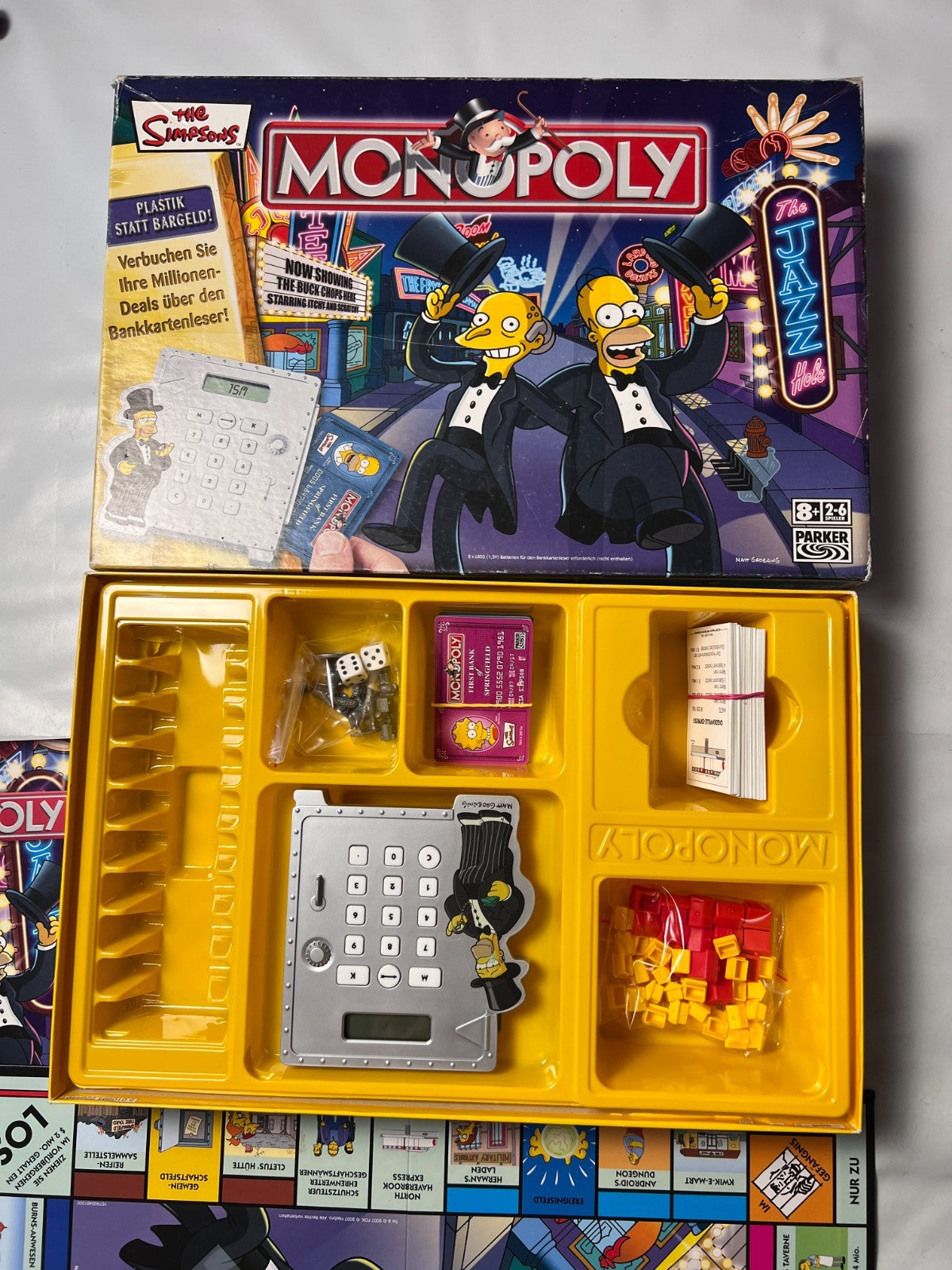 Monopoly The Simpsons / Die Simpsons  Brettspiel von Parker  Vollständig - Ansicht 3