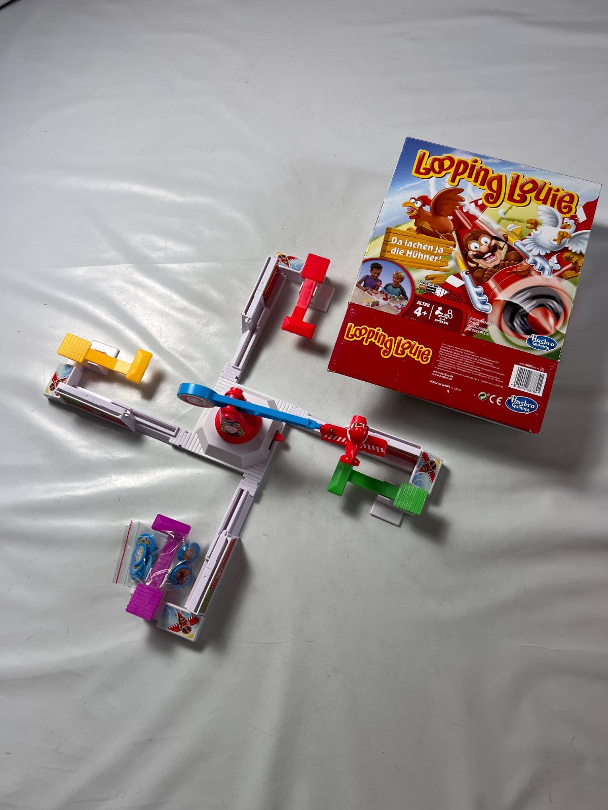 Brettspiel  Looping Louie  Hasbro  getestet vollständig - Ansicht 2