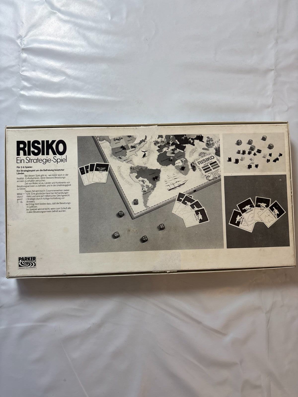 Risiko - Strategiespiel weiß Parker 1982 - Vollständig - Ansicht 11