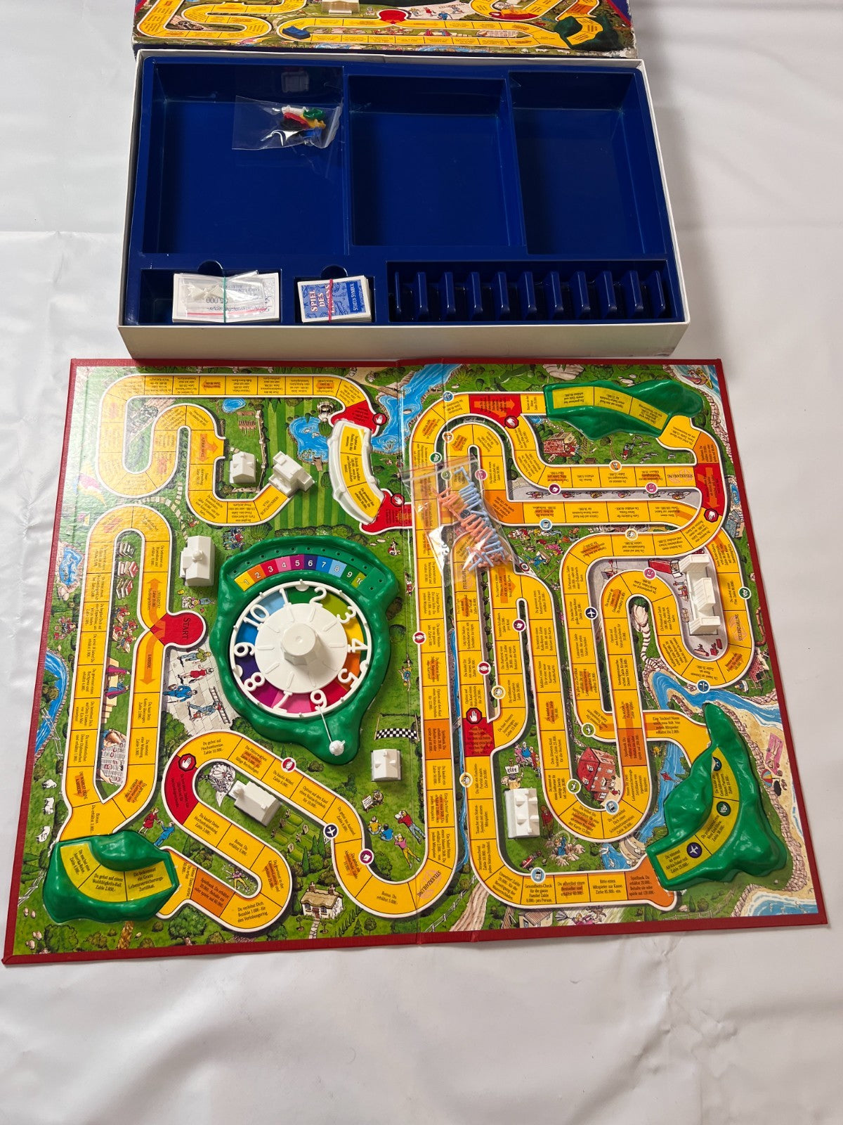 MB Spiele, Spiel des Lebens, 100 Jahre Edition, Vintage 1992, vollständig - Ansicht 7
