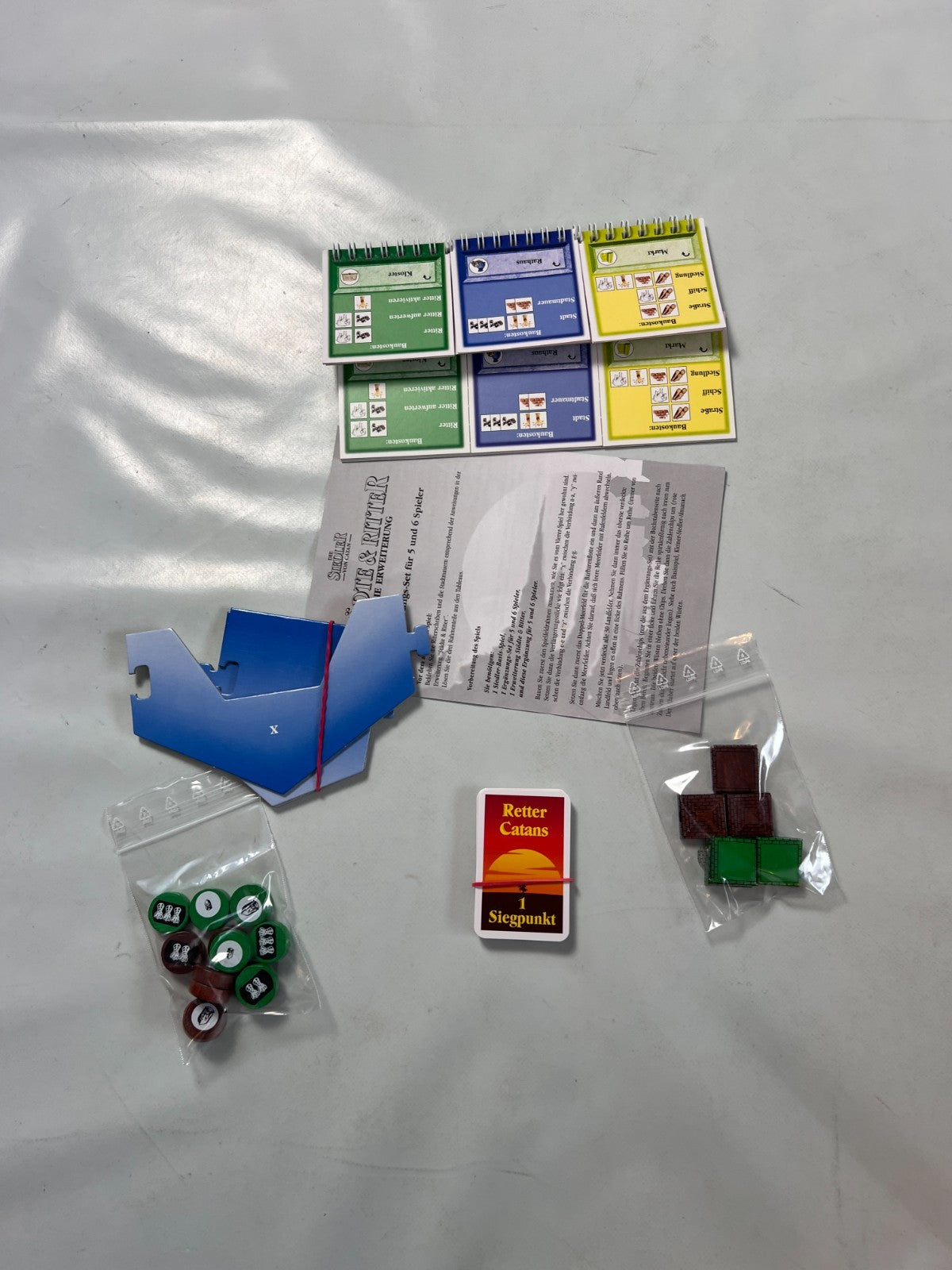 Siedler von Catan Städte und Ritter 5+6 Spieler Erweiterung Holz  ohne OVP - Ansicht 2