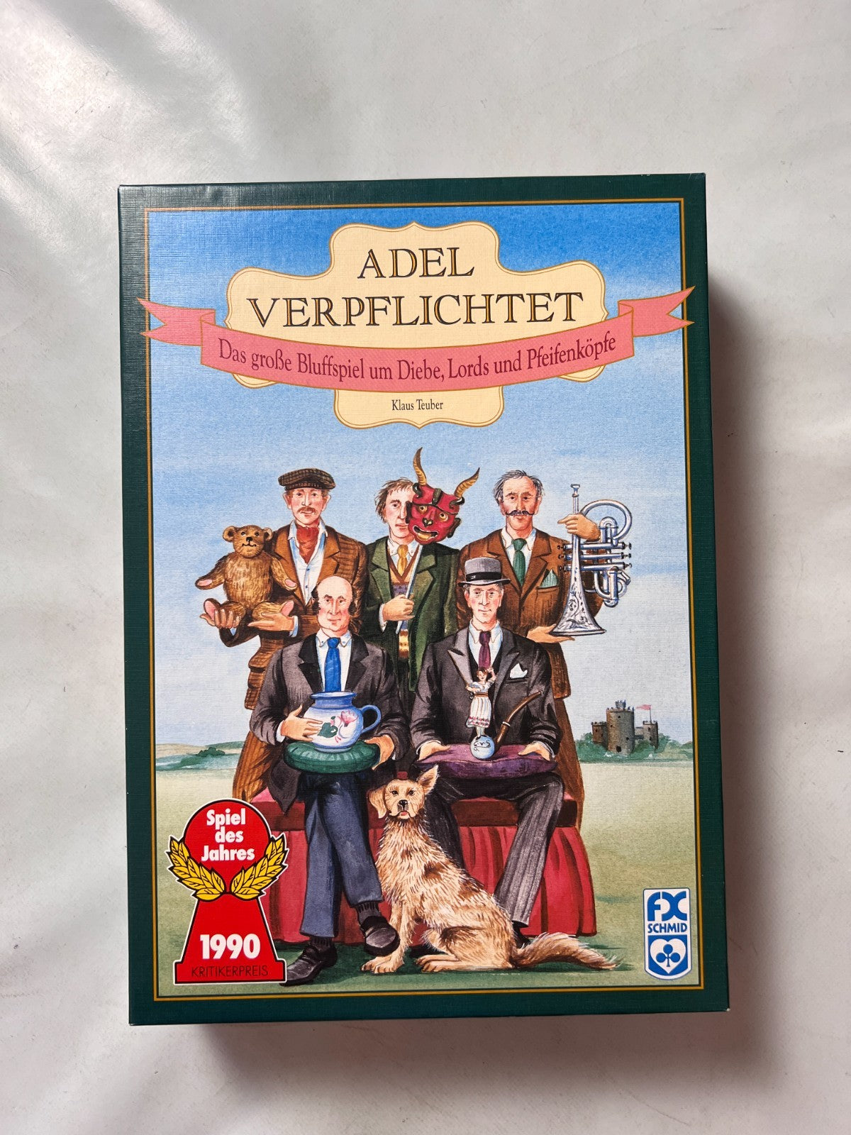 Adel verpflichtet Brettspiel FX Schmid 1990 Gesellschaftsspiel   Vollständig - Ansicht 4