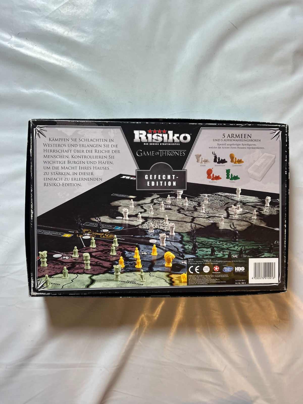 Risiko Game of Thrones GoT Strategie Spiel Gefecht Edition  Hasbro Vollständig - Ansicht 10