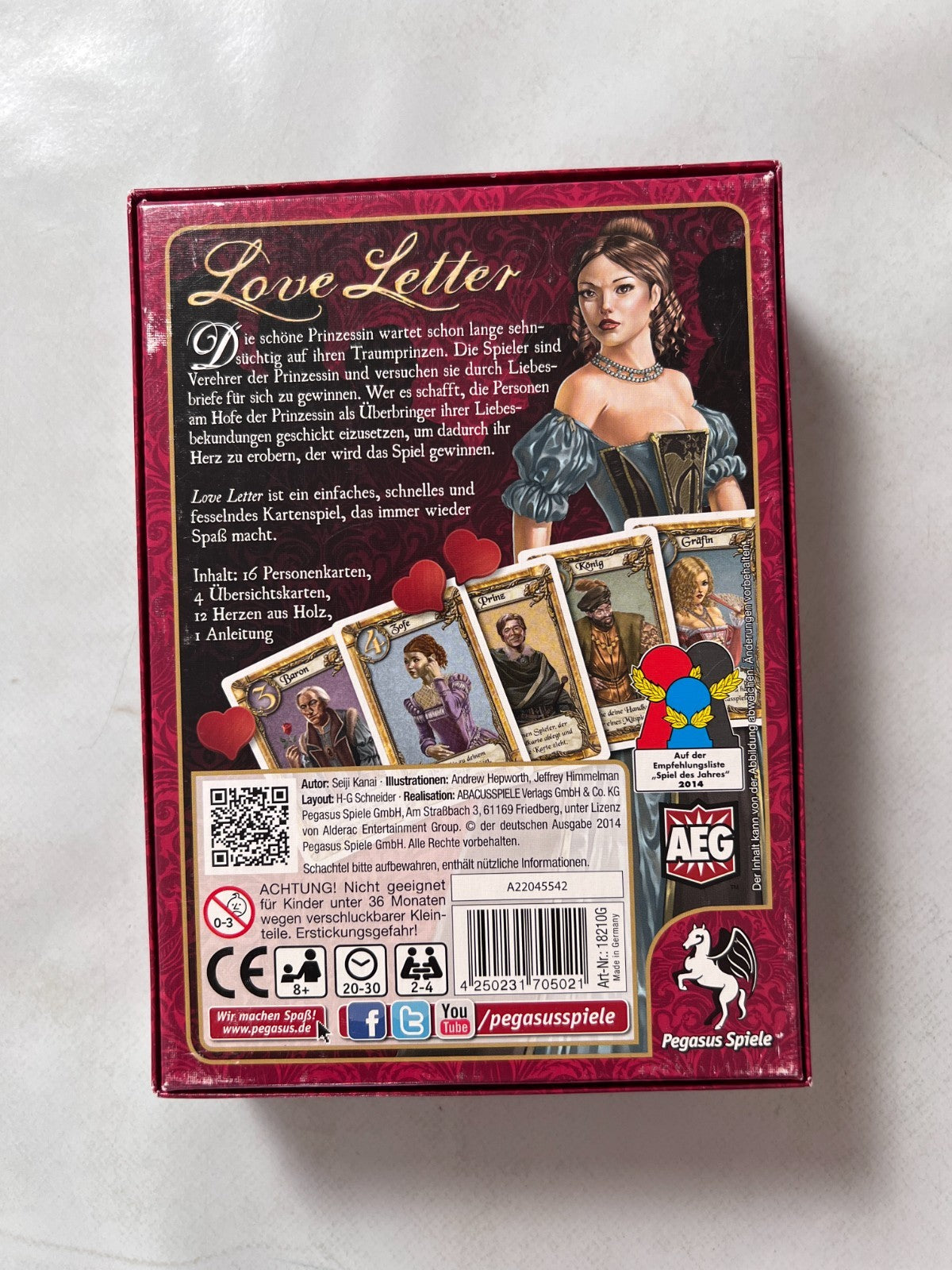 Detailfoto 10 – SKU A14555 – Kartenspiel gebraucht bei Brettspielimperium
