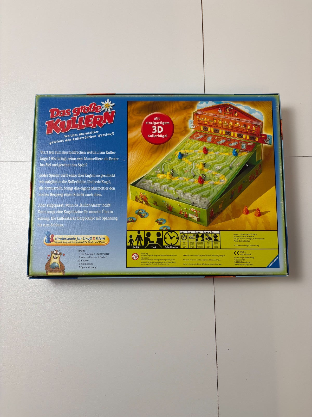 Das große Kullern spiel Brettspiel Ravensburger 2011 - Vollständig - Ansicht 9