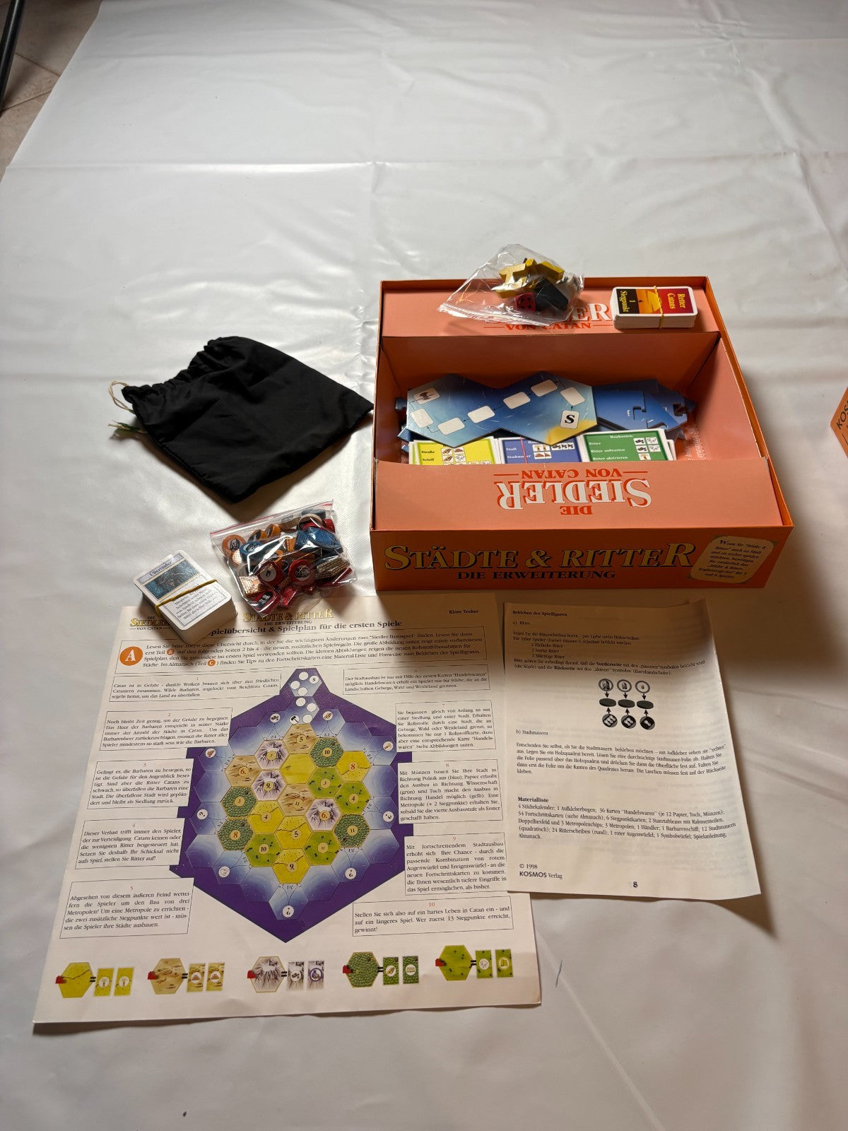 Die Siedler von Catan Städte und Ritter Erweiterung HOLZ - Vollständig - Ansicht 7