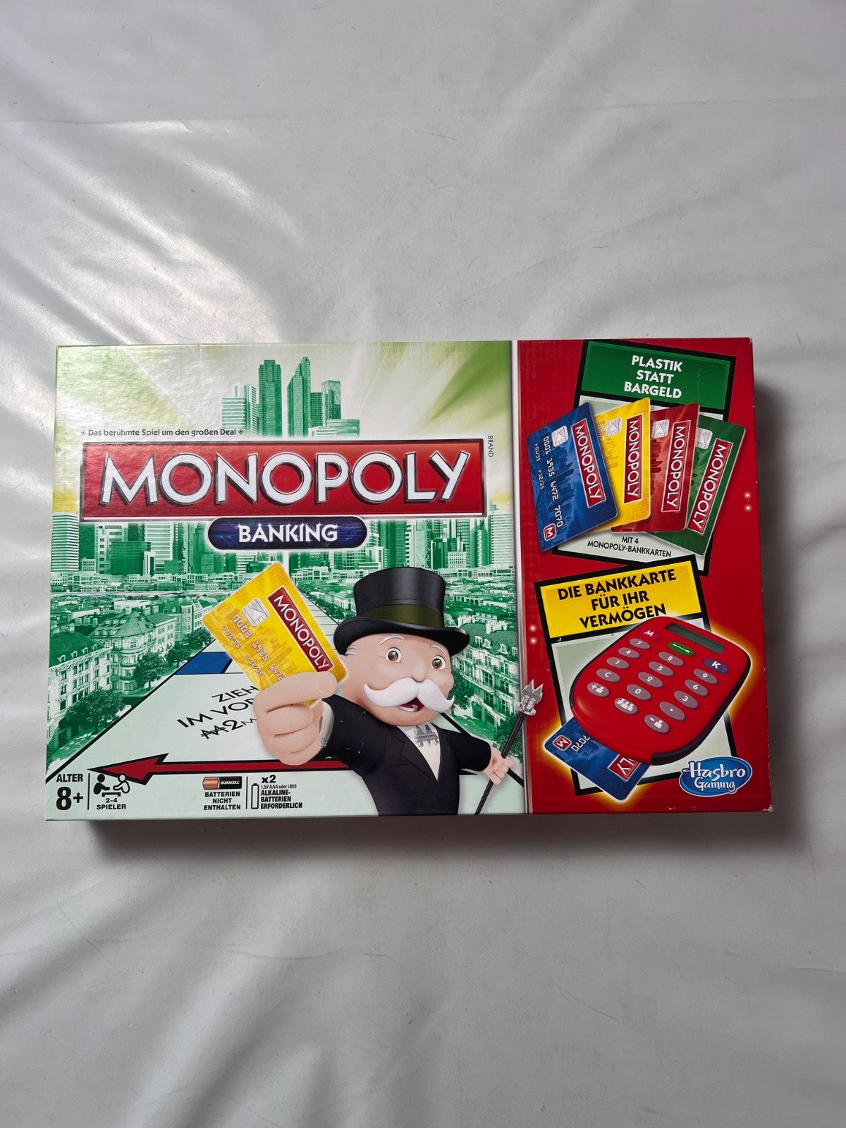 Monopoly Banking Rot  Hasbro  Vollständig - Ansicht 4