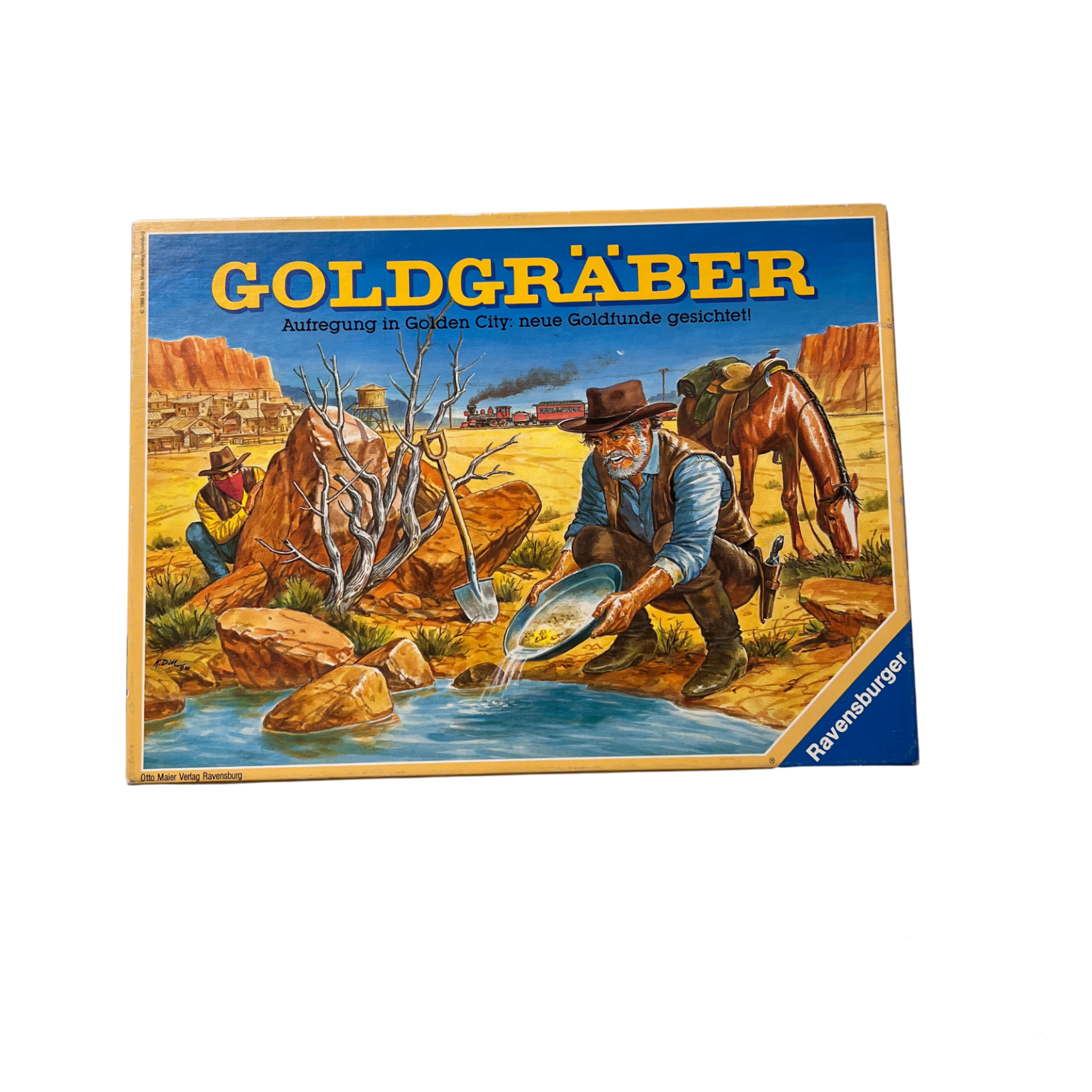 Goldgräber Brettspiel Aufregung in golden City  Ravensburger  Vollständig - Ansicht 1