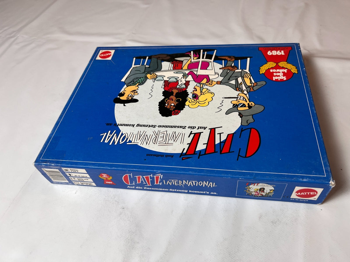 Café International - Brettspiel von Mattel - Vollständig Brett Karton Fleckig - Ansicht 13