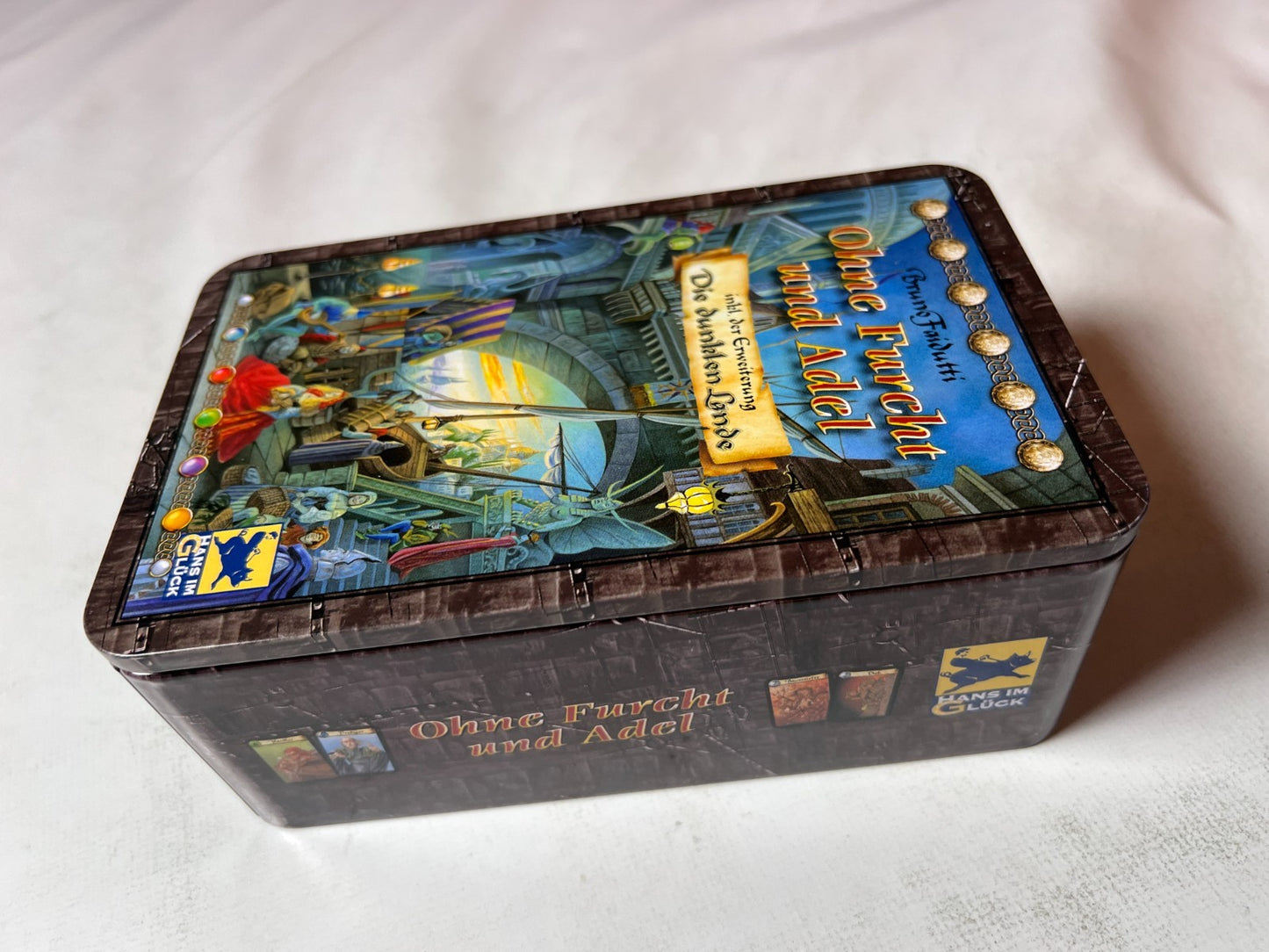 Ohne Furcht und Adel + Erweiterung Die dunklen Lande Metallbox  Vollständig - Ansicht 7