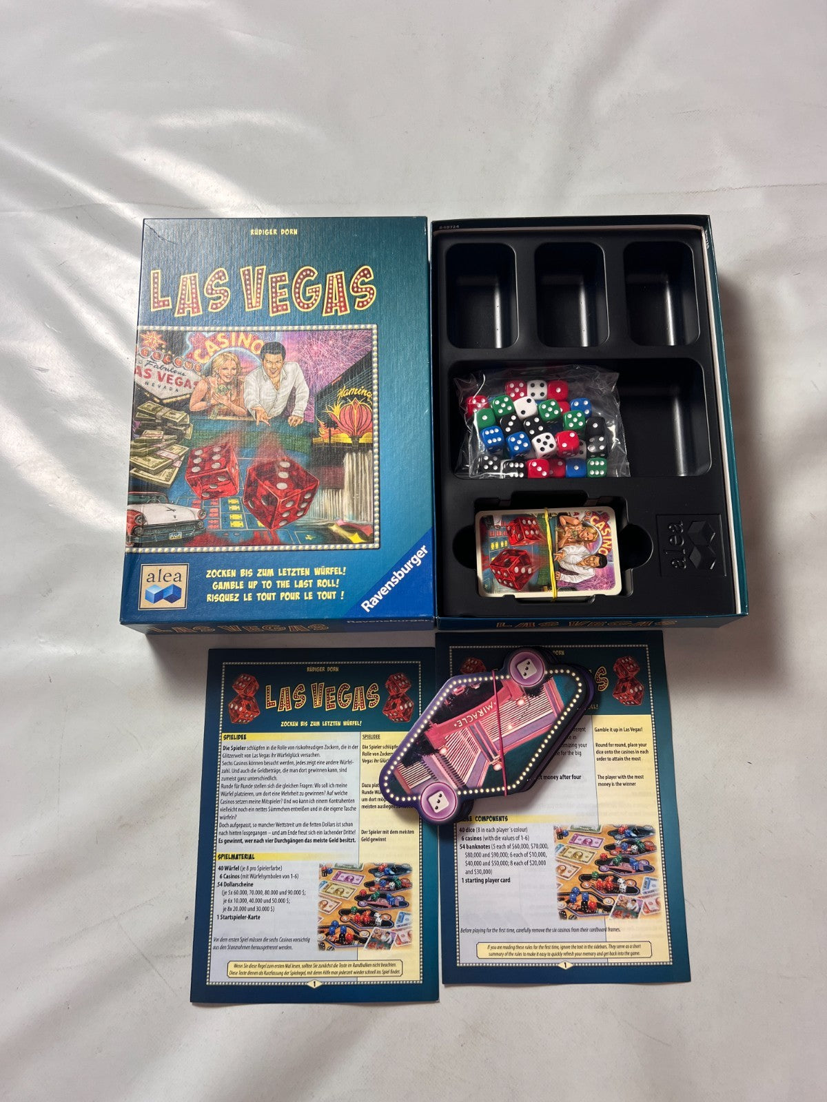 Las Vegas Brettspiel Würfelspiel Rüdiger Dorn Ravensburger 2012  Vollständig - Ansicht 2