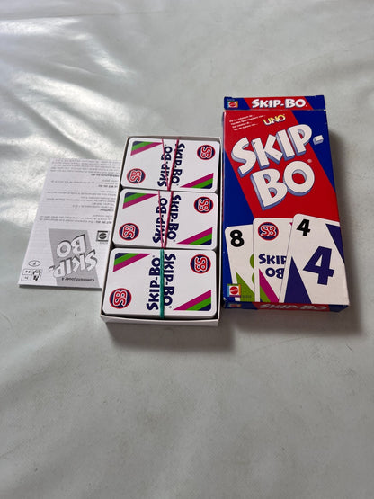 Skip Bo Kartenspiel Mattel blau rote Ausgabe 2003  - vollständig - Ansicht 3