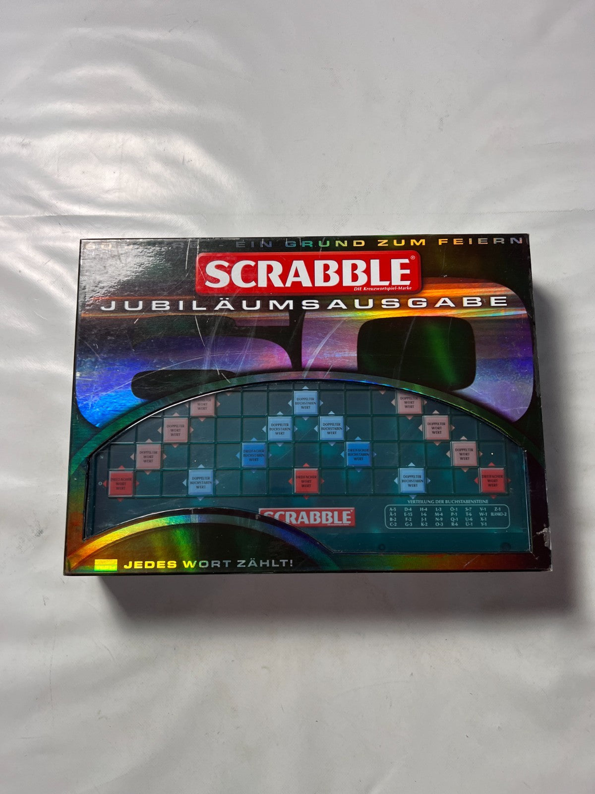 Scrabble Jubiläumsausgabe 60 Jahre Mattel Brettspiel Spiel  Vollständig - Ansicht 5