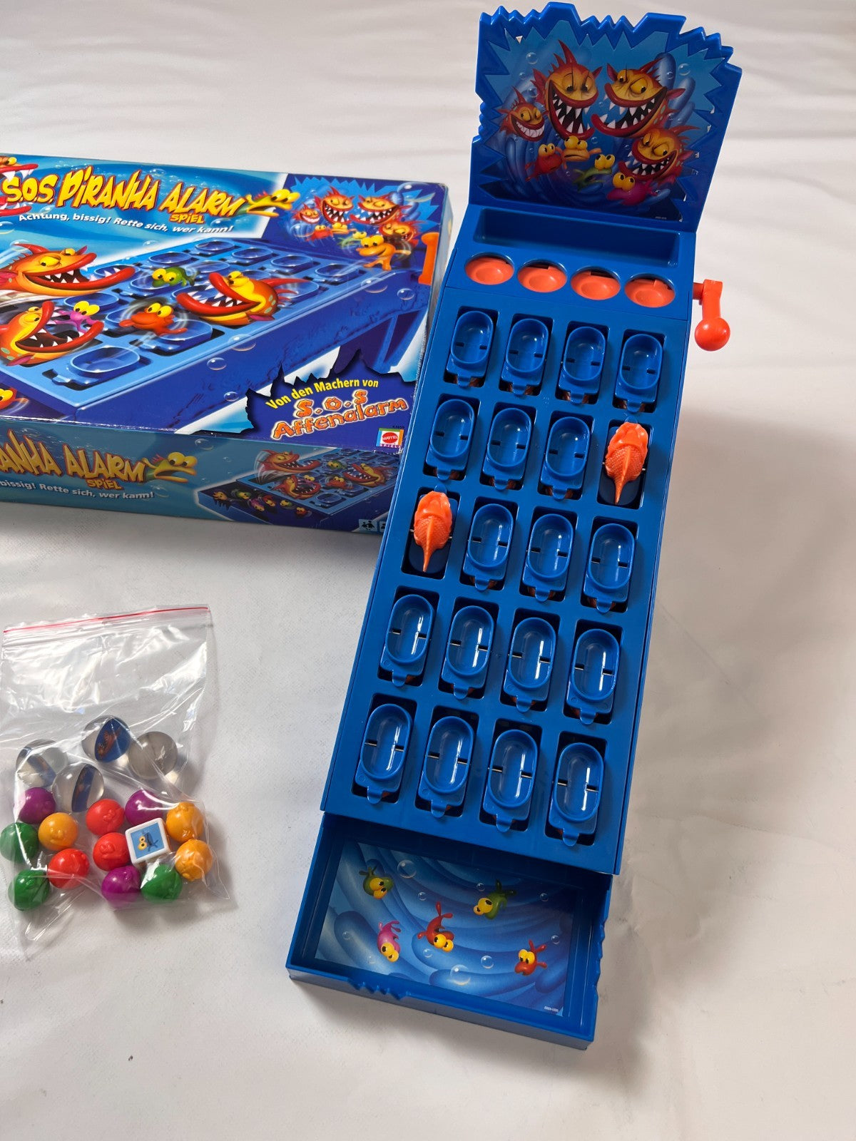 SOS Piranha Alarm - Mattel - Kinderspiel - ab 5 Jahre - Vollständig - Ansicht 4