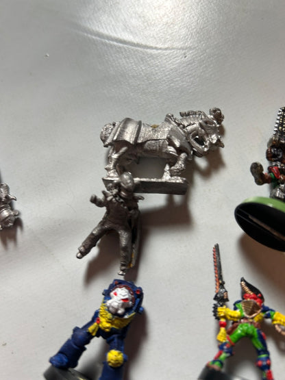 8 x Warhammer (Warhammer 40k) Figuren Miniaturen Zinn teils bemalt - Ansicht 8