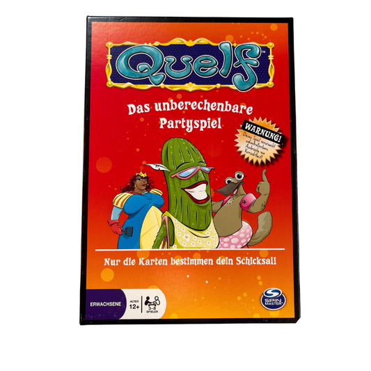 Brettspiel - Quelf ! das unberechenbare Partyspiel-Spin Master - Vollständig - Ansicht 1