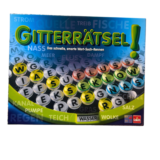 Gitterrätsel Goliath 70473 Brettspiel Gesellschaftsspiel  Vollständig - Ansicht 1