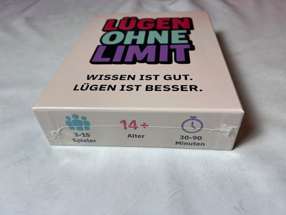 Lügen Ohne Limit Partyspiel 2026 - NEU in Folie