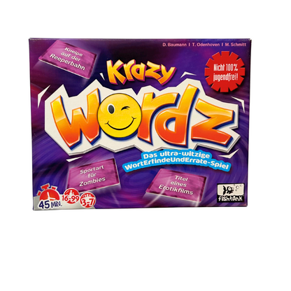 Krazy Wordz Fishtank 2016 Wortfindungsspiel Erwachsenen Edition - Vollständig - Ansicht 1