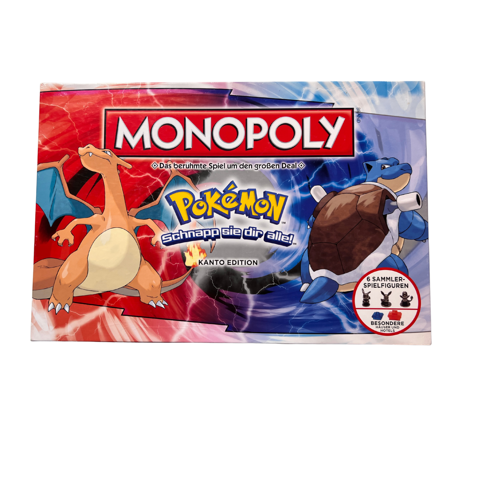 MONOPOLY  POKEMON  KANTO Edition deutsch Zinn Figuren  Vollständig - Ansicht 1