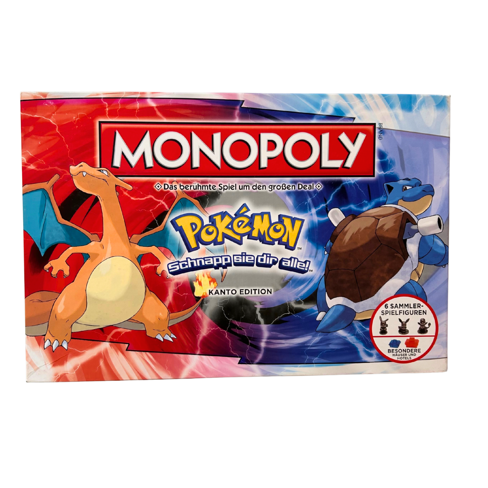 MONOPOLY  POKEMON  KANTO Edition deutsch Zinn Figuren  Vollständig - Ansicht 1