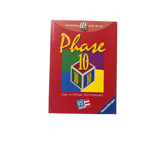 Phase 10 Würfelspiel Spiel Ravensburger Alte Version 2007  Vollständig - Ansicht 1