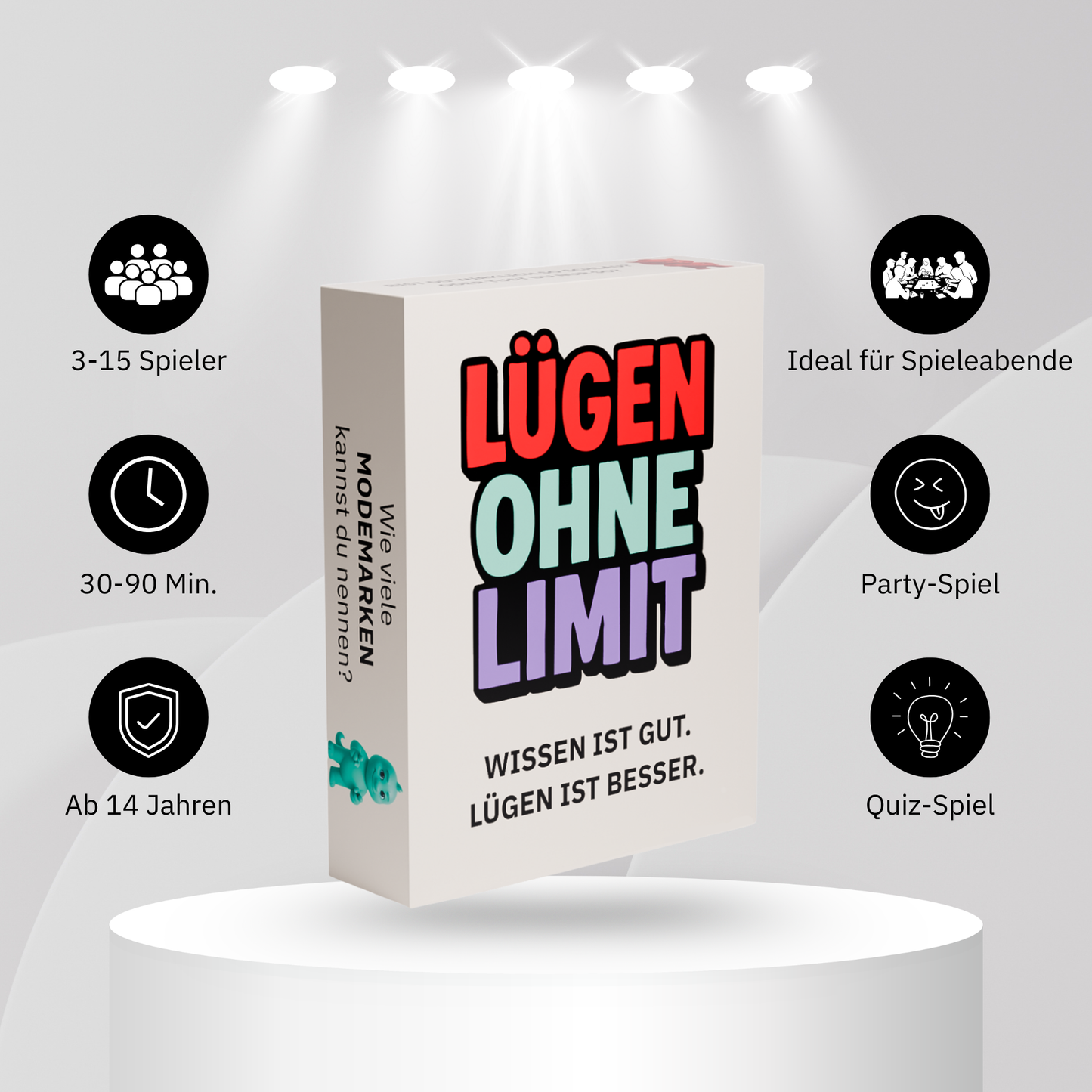 Lügen Ohne Limit Partyspiel 2026 - NEU in Folie