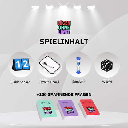 Lügen Ohne Limit Partyspiel 2026 - NEU in Folie