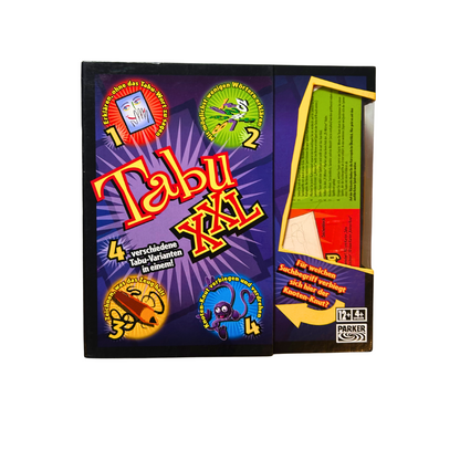 TABU XXL Parker  4 verschiedene TabuVarianten  Vollständig - Ansicht 1