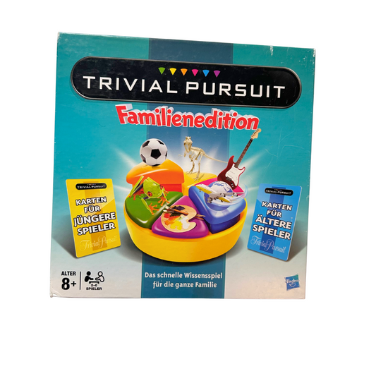 Trivial Pursuit Familienedition Parker Hasbro Spiel 2014 - Vollständig - Ansicht 1