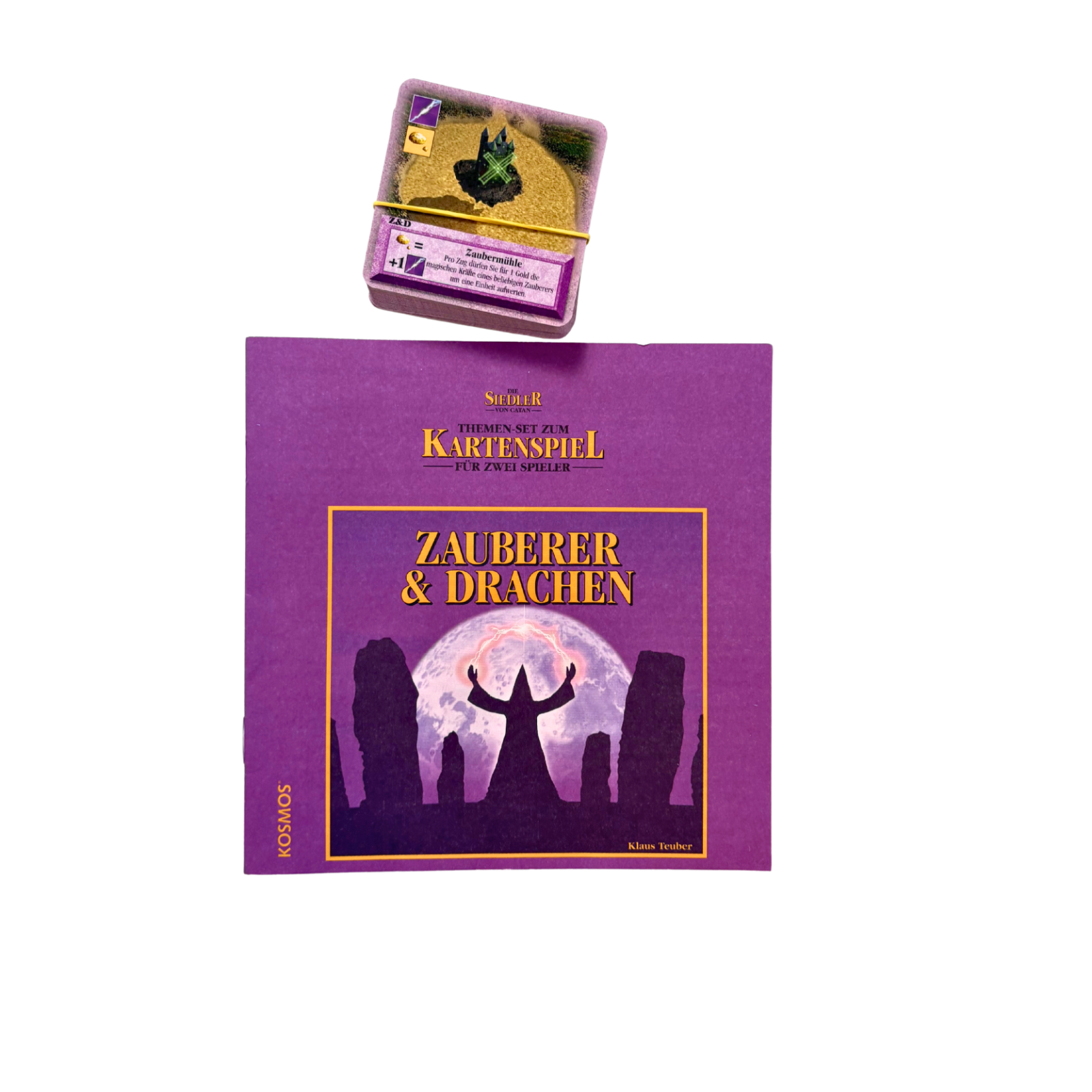 Zauberer & Drachen Themen Set Kartenspiel Siedler Von Catan Kosmos  Vollständig - Ansicht 1