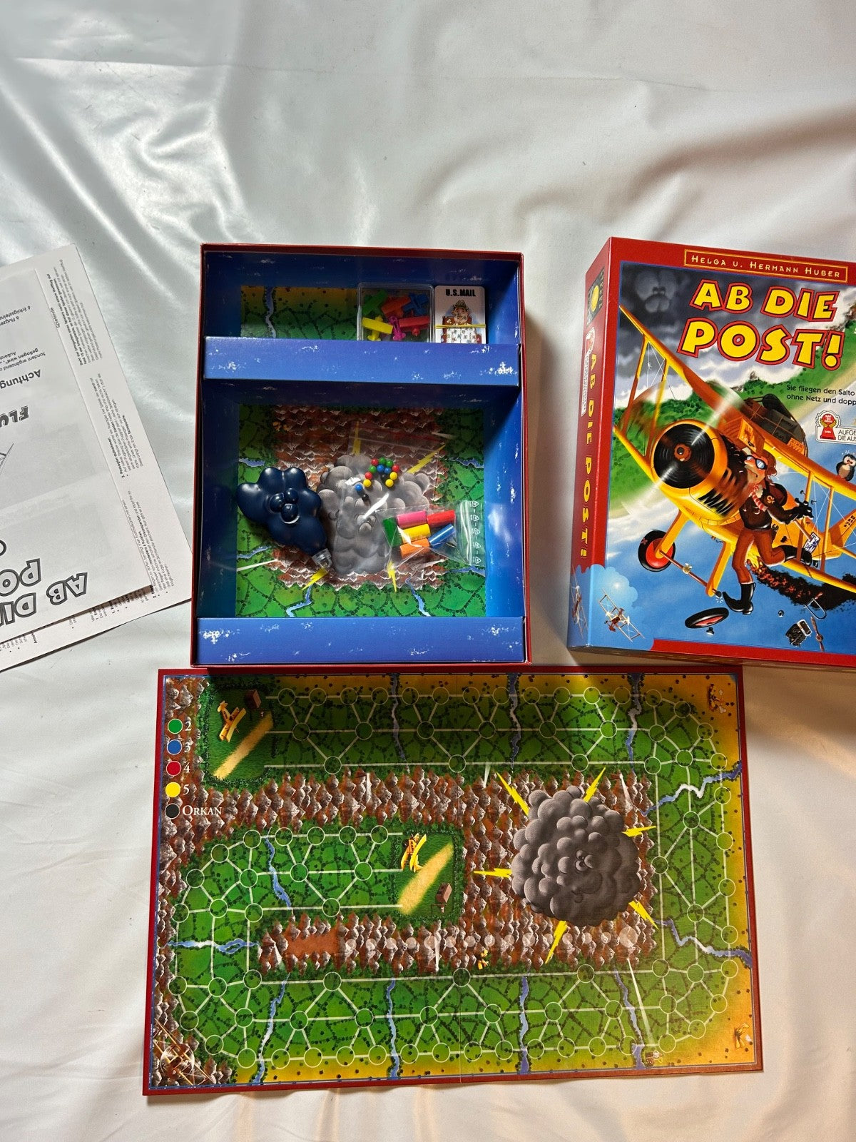 Ab die Post! Goldsieber Spiele 1996 Vintage 90er Retro Familien  Vollständig - Ansicht 6