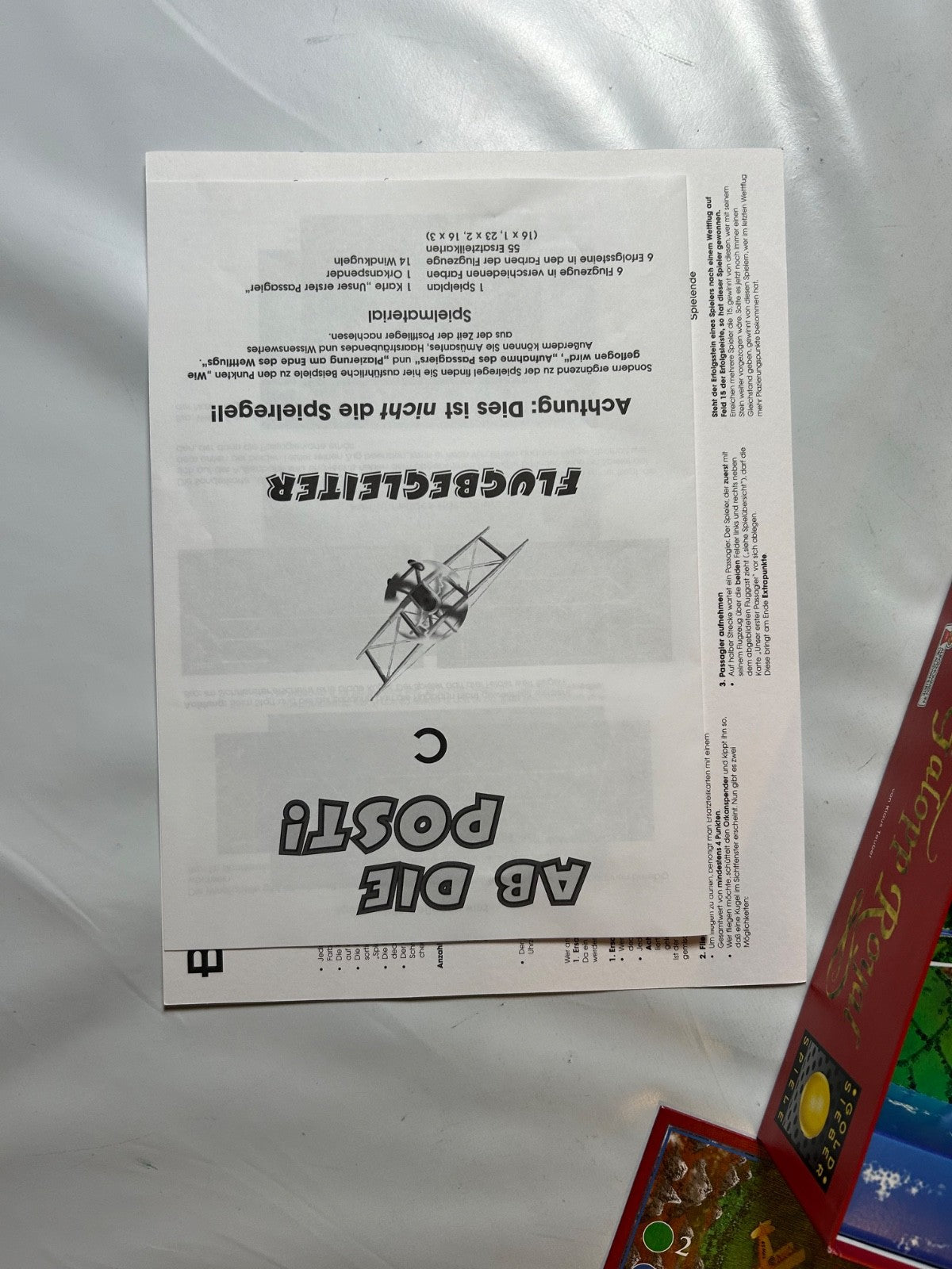 Ab die Post! Goldsieber Spiele 1996 Vintage 90er Retro Familien  Vollständig - Ansicht 8