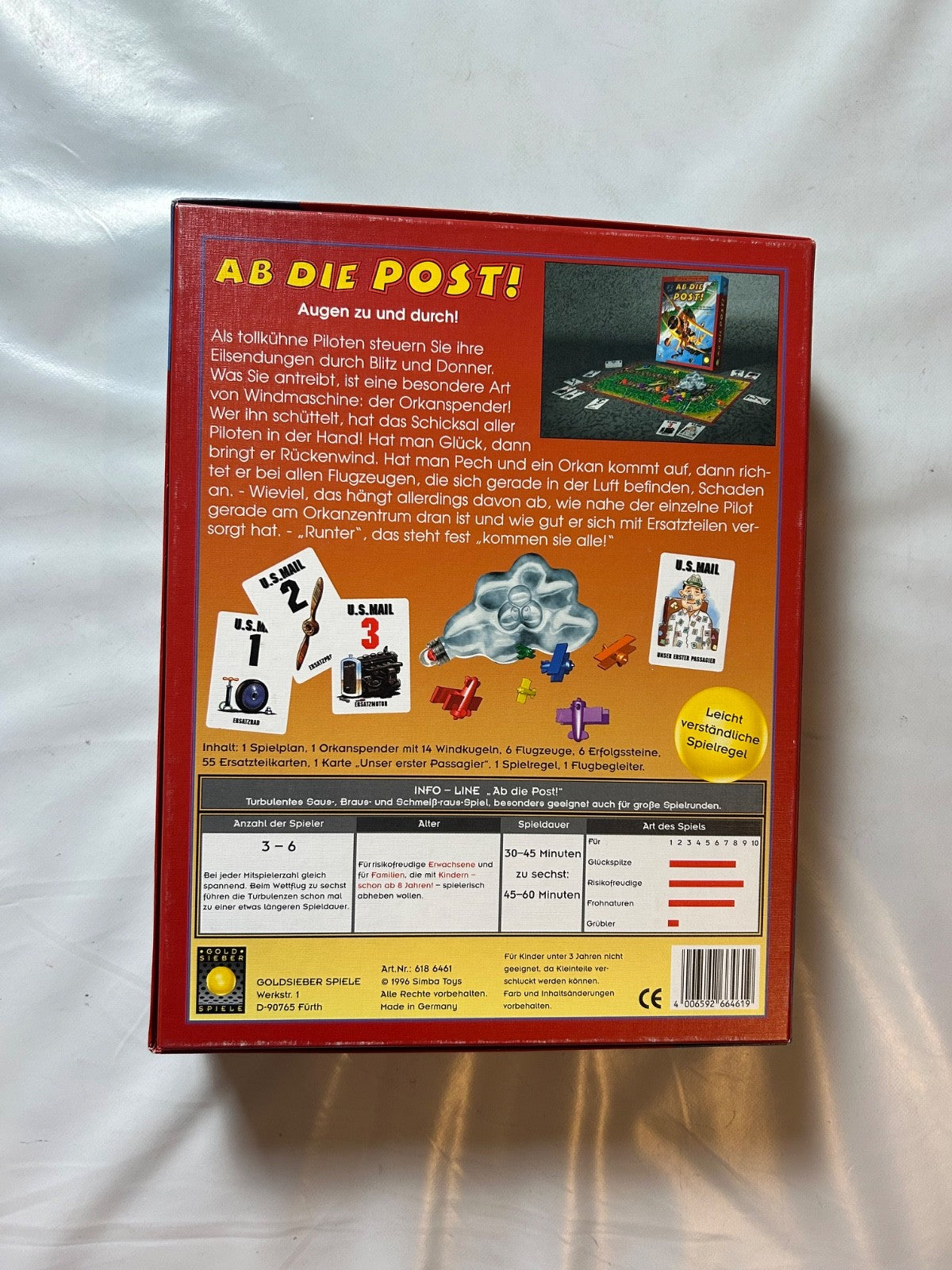 Ab die Post! Goldsieber Spiele 1996 Vintage 90er Retro Familien  Vollständig - Ansicht 9