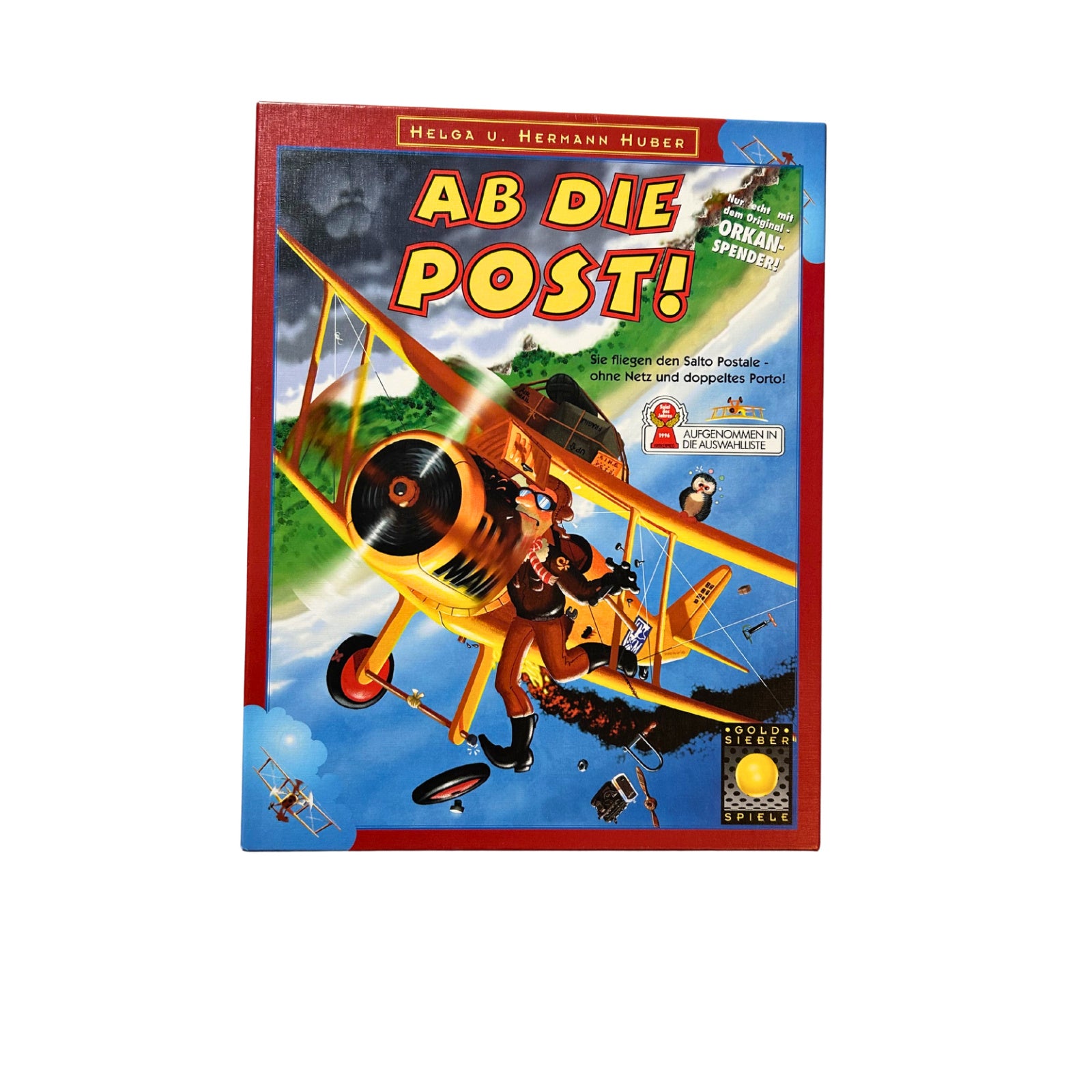 Ab die Post! Goldsieber Spiele 1996 Vintage 90er Retro Familien – SKU A11273 – Gesellschaftsspiel gebraucht kaufen bei Brettspielimperium