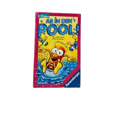 Ab in den Pool Ravensburger Spiel Mitbringspiel – SKU A4475 – Gesellschaftsspiel gebraucht kaufen bei Brettspielimperium