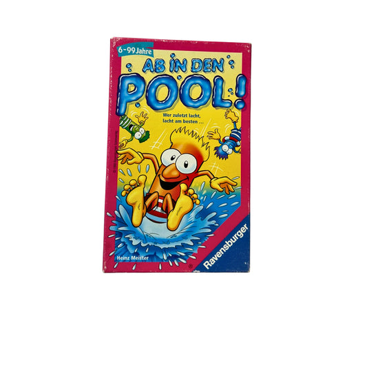 Ab in den Pool Ravensburger Spiel Mitbringspiel – SKU A4475 – Gesellschaftsspiel gebraucht kaufen bei Brettspielimperium