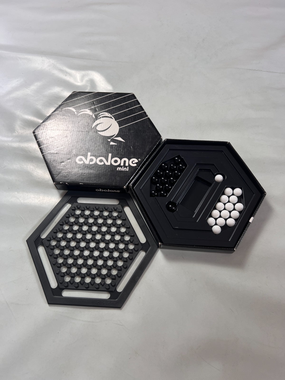 Abalone Mini Brettspiel Gesellschaftsspiel 01421 1990 Schmidt - Vollständig - Ansicht 3