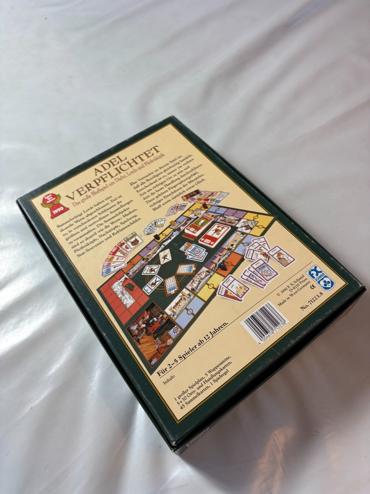 Adel verpflichtet Brettspiel FX Schmid 1990 Gesellschaftsspiel   Unbespielt - Ansicht 13