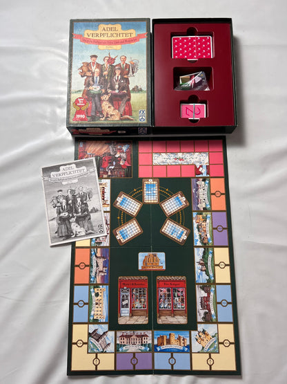 Adel verpflichtet Brettspiel FX Schmid 1990 Gesellschaftsspiel   Vollständig - Ansicht 2
