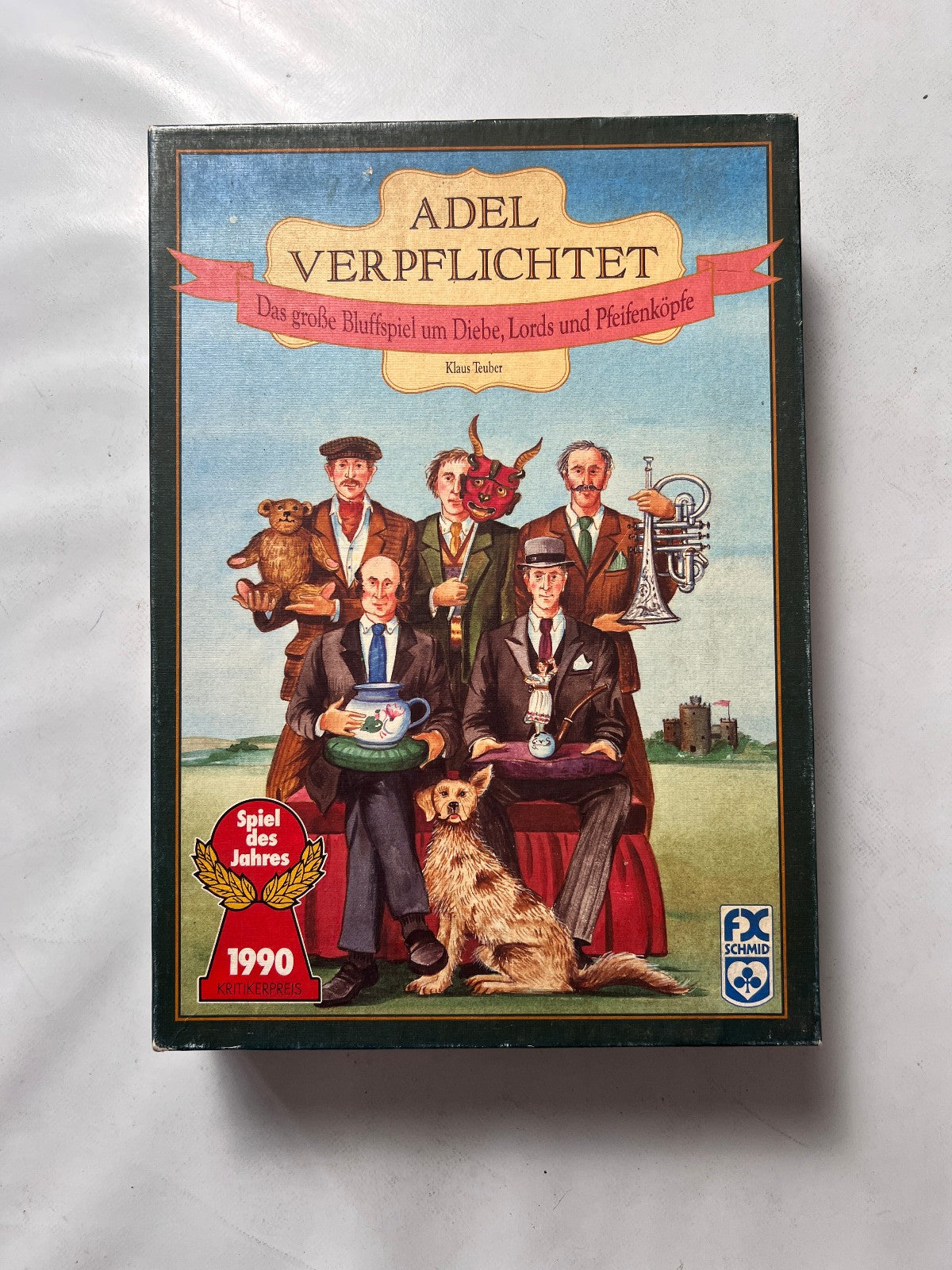 Adel verpflichtet Brettspiel FX Schmid 1990 Gesellschaftsspiel   Vollständig - Ansicht 4